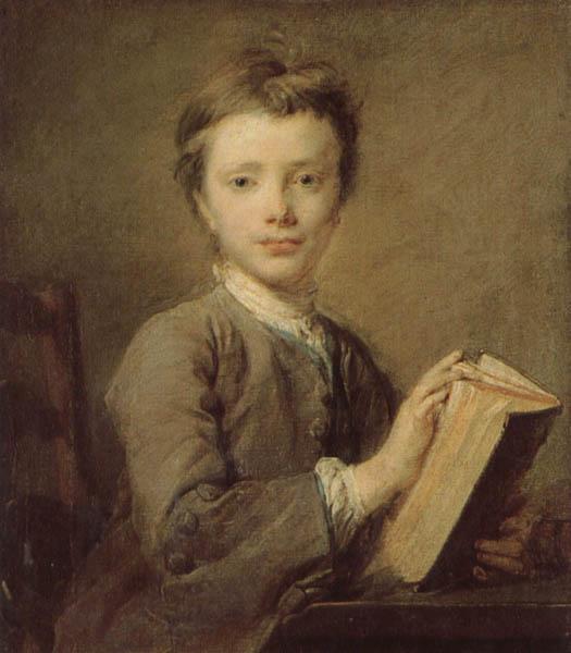 PERRONNEAU, Jean-Baptiste A Boy with a Book oil painting image